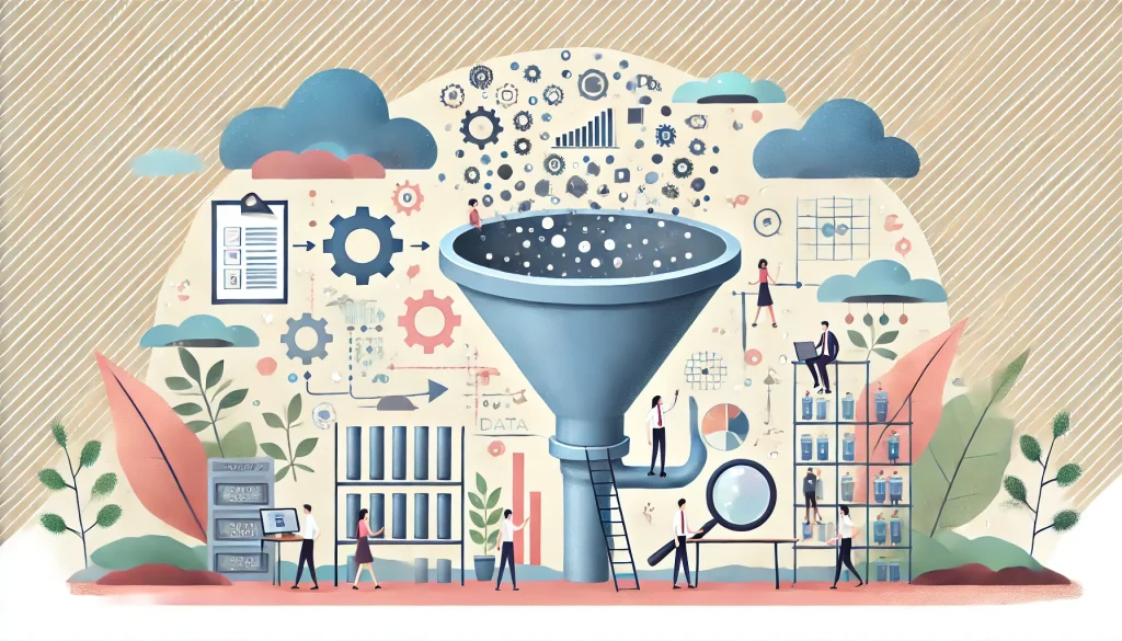 「文章構成の型①｜PREP法」をイメージさせる画像